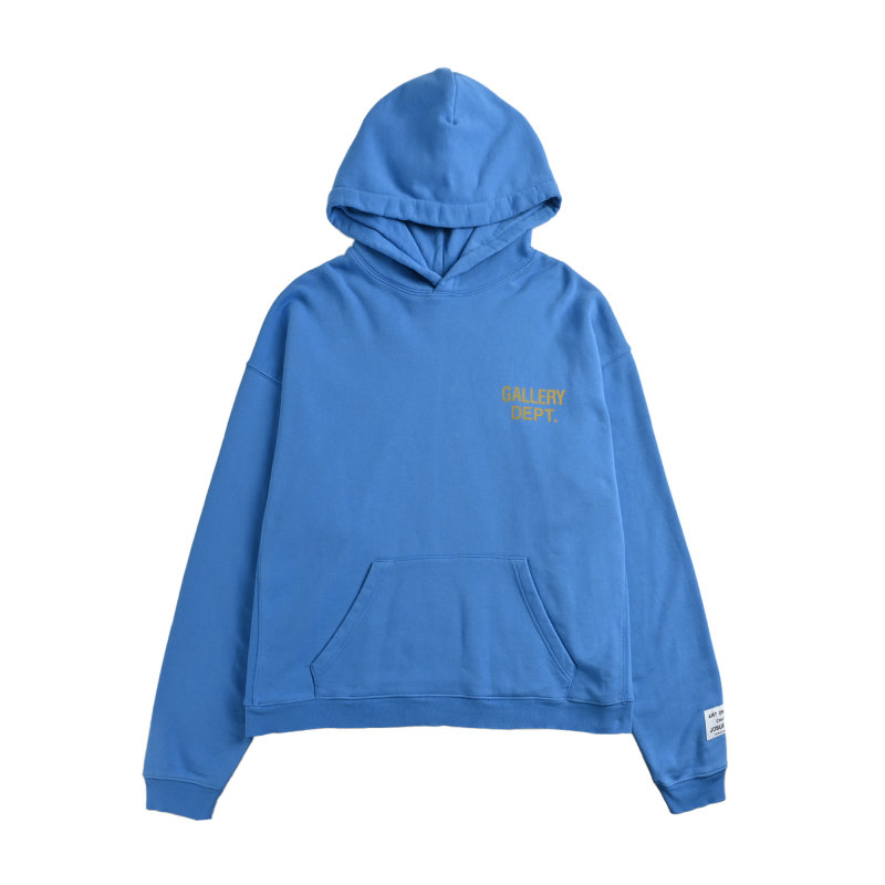 Gallery Dept Royal Blue Oversized Logo Hoodie view