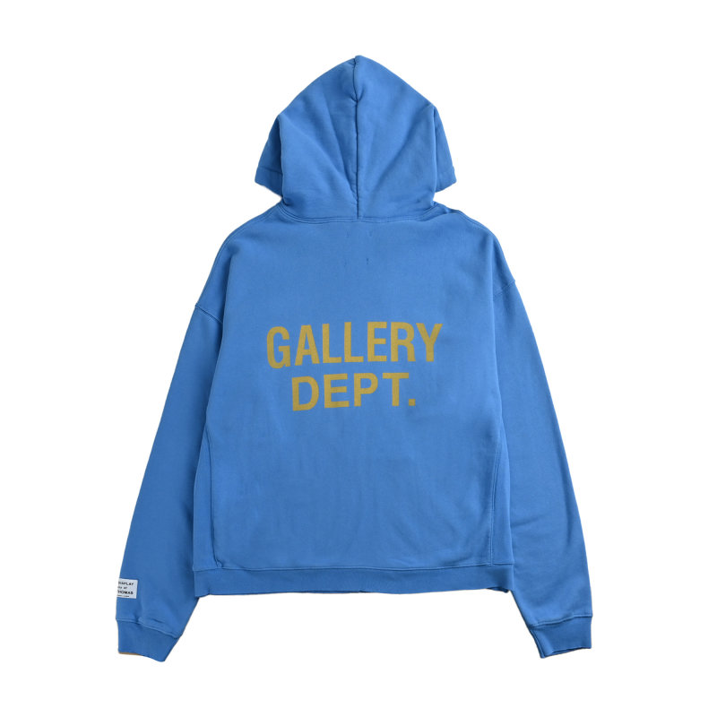 Gallery Dept Royal Blue Oversized Logo Hoodie view