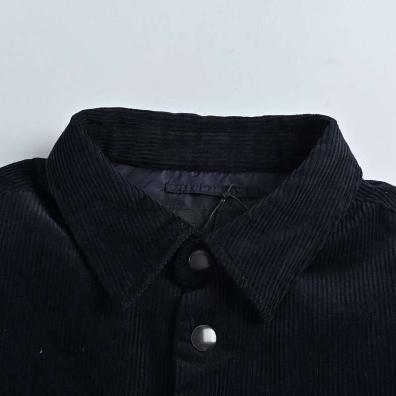 Stone Island Navy Ribbed Overshirt Jacket view