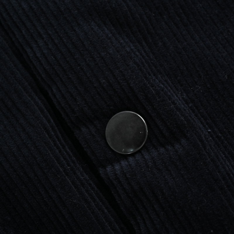 Stone Island Navy Ribbed Overshirt Jacket view