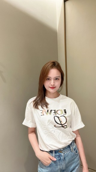 Loewe Anagram Logo White Short-Sleeve T-Shirt view 2