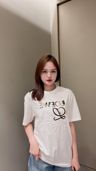 Loewe Anagram Logo White Short-Sleeve T-Shirt view 5