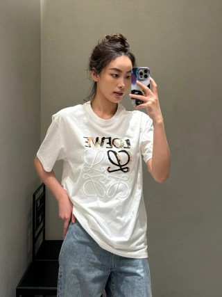 Loewe Anagram Logo White Short-Sleeve T-Shirt view 7
