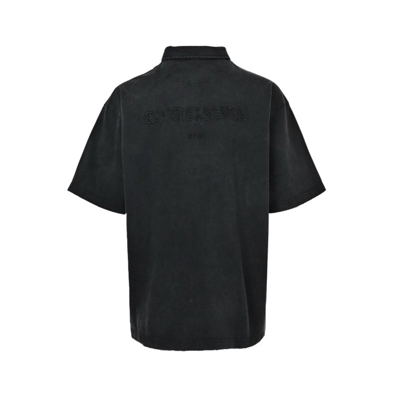 Black Short Sleeve Polo Shirt view
