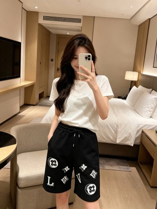 Louis Vuitton Monogram Casual Black Shorts