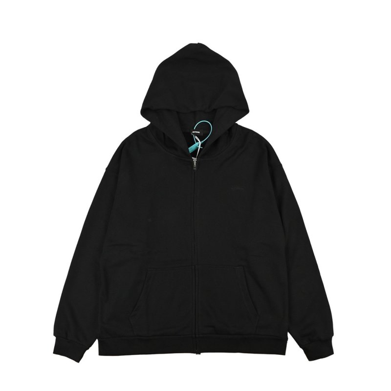 Black Velvet Oversized Jacket with Rhinestone Back Print view