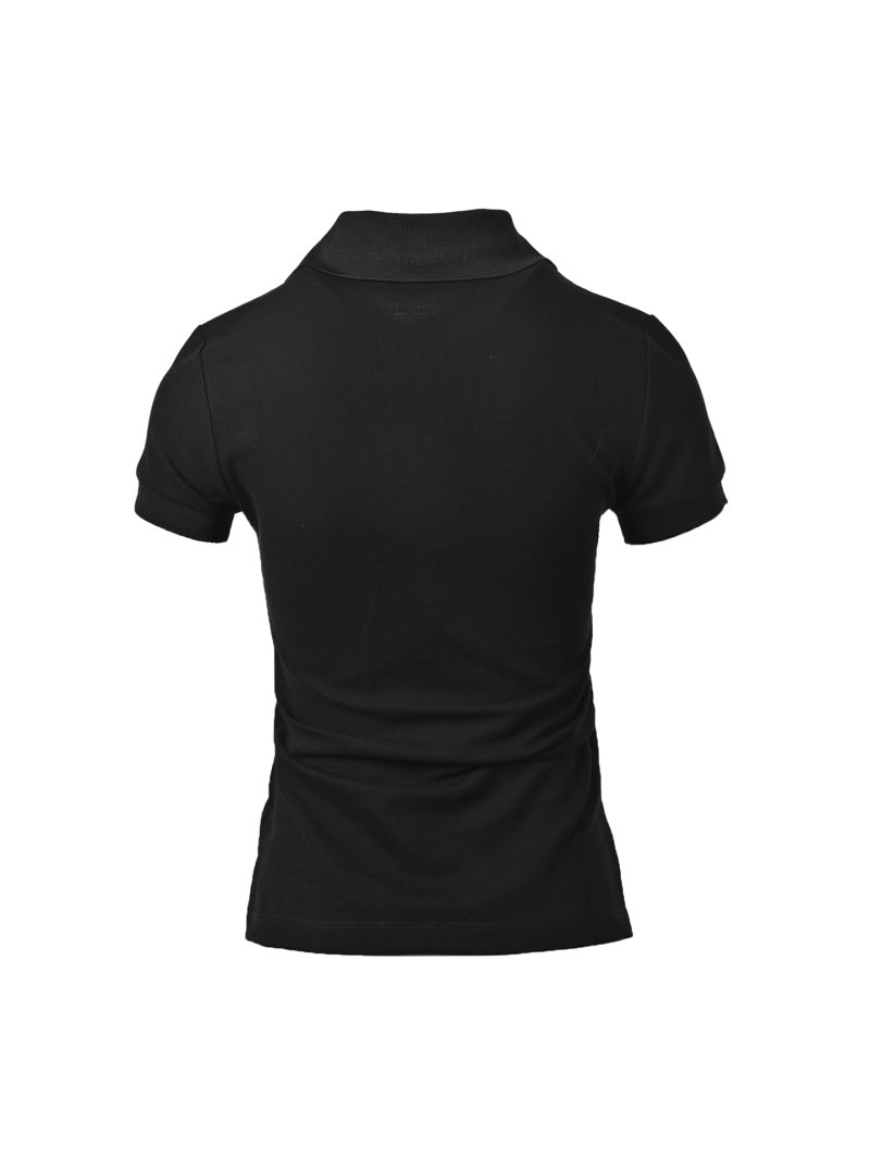 Ralph Lauren Women's Black Short Sleeve Polo Shirt view