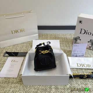 Dior Cest Dior Black Bucket Bag 18cm
