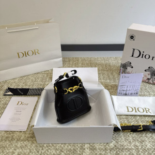Dior Cest Dior Black Bucket Bag 18cm view 2