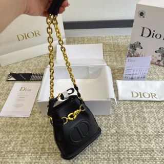 Dior Cest Dior Black Bucket Bag 18cm view 7