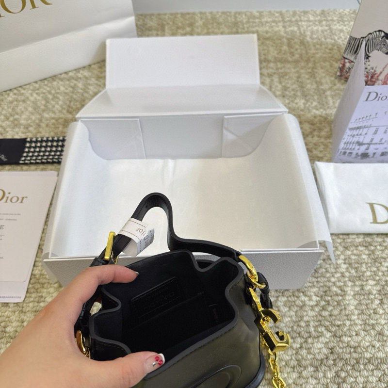 Dior Cest Dior Black Bucket Bag 18cm view