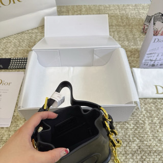 Dior Cest Dior Black Bucket Bag 18cm view 9