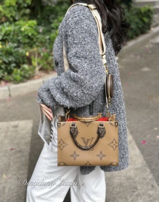 Louis Vuitton OnTheGo Small Monogram Canvas Tote Bag view 2