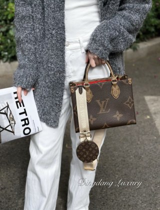 Louis Vuitton OnTheGo Small Monogram Canvas Tote Bag view 3