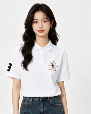 Polo Ralph Lauren White Polo Shirt with Embroidered Logo