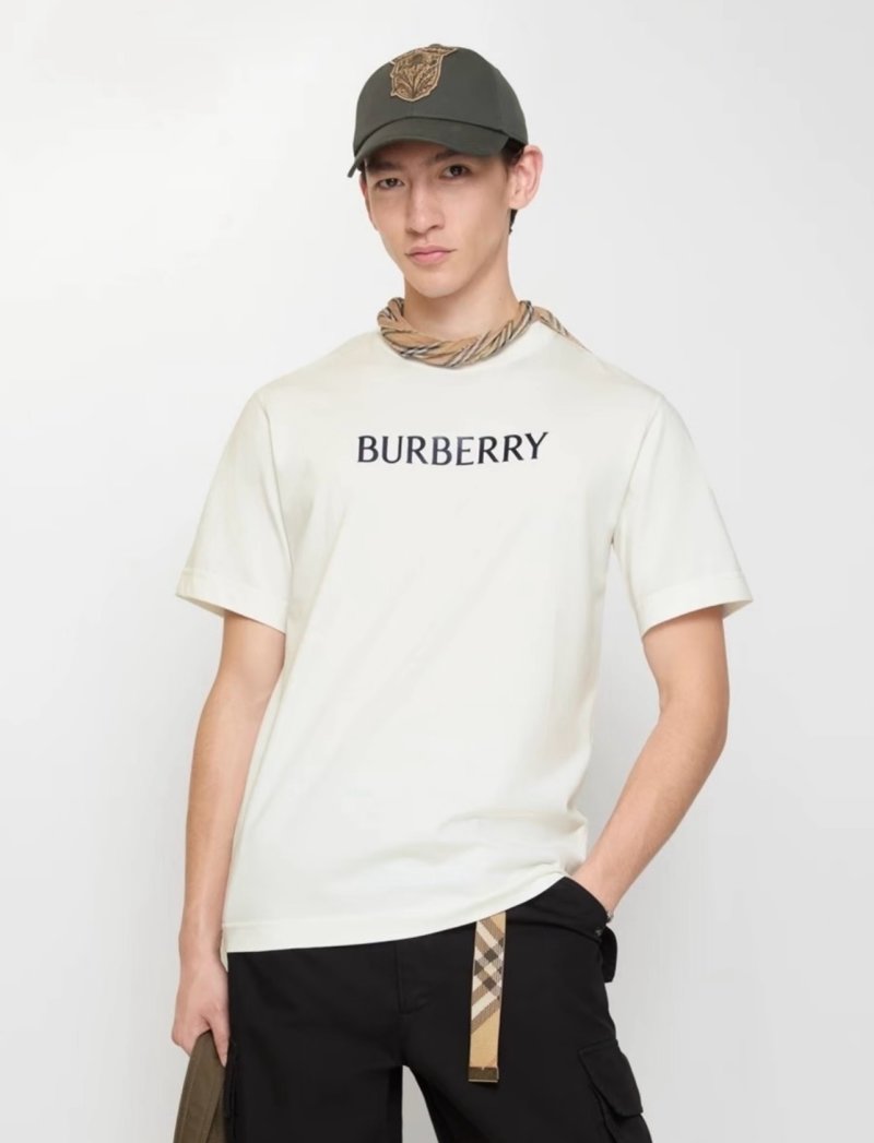 Burberry Logo White T-Shirt view