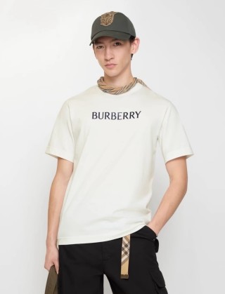 Burberry Logo White T-Shirt view 3