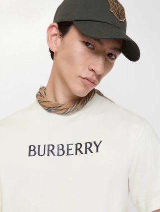 Burberry Logo White T-Shirt view 4