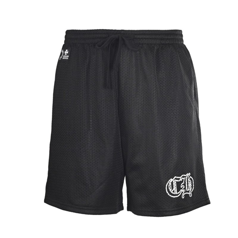 Chrome Hearts Ice Hockey Black Mesh Shorts