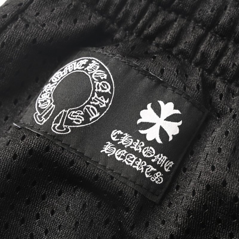 Chrome Hearts Ice Hockey Black Mesh Shorts view