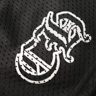Chrome Hearts Ice Hockey Black Mesh Shorts view 9