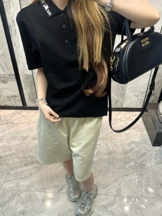 Cream Vintage Bermuda Shorts view 3