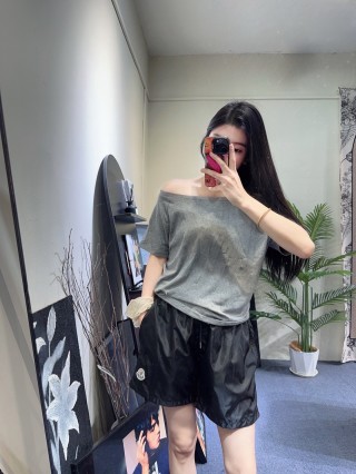 Moncler Black Nylon Shorts view 2