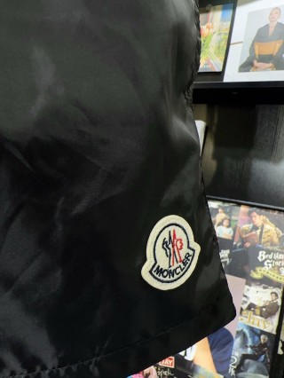 Moncler Black Nylon Shorts view 9
