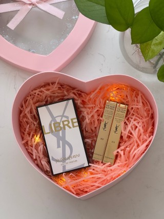 YSL Free Water & Rouge Volupté Lipstick Heart-Shaped Gift Set view 2