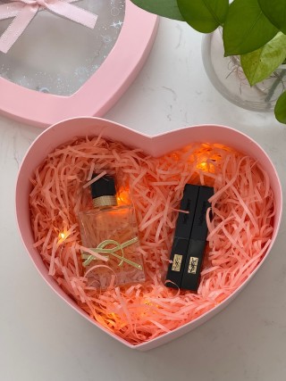 YSL Free Water & Rouge Volupté Lipstick Heart-Shaped Gift Set view 3