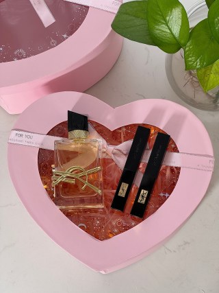 YSL Free Water & Rouge Volupté Lipstick Heart-Shaped Gift Set view 4