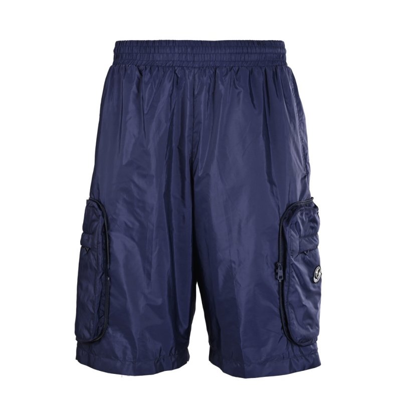 Moncler Navy Collaborative Nylon Cargo Shorts