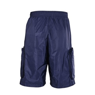 Moncler Navy Collaborative Nylon Cargo Shorts view 3