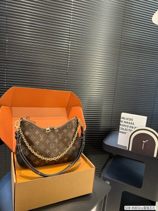 Louis Vuitton Monogram Shoulder Bag with Chain Strap