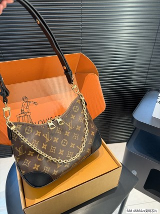 Louis Vuitton Monogram Shoulder Bag with Chain Strap view 2