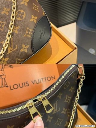 Louis Vuitton Monogram Shoulder Bag with Chain Strap view 8