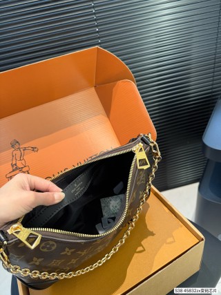 Louis Vuitton Monogram Shoulder Bag with Chain Strap view 9