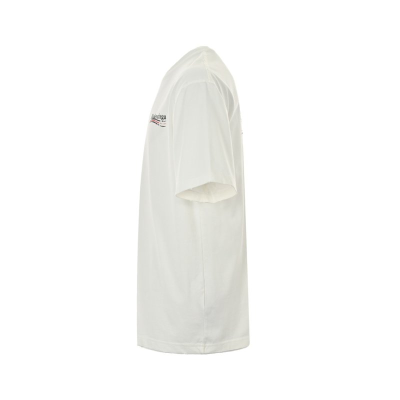 Balenciaga Logo Print Oversized White T-Shirt view