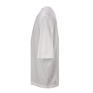 Rick Owens RO Metal Snap Oversized T-Shirt White view 2