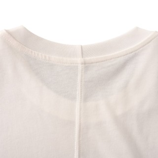 Rick Owens RO Metal Snap Oversized T-Shirt White view 7