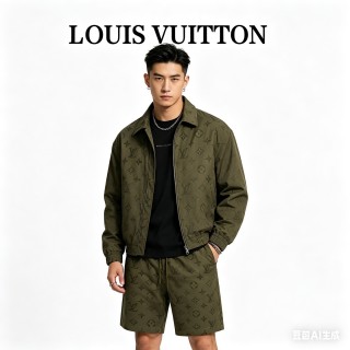 Louis Vuitton Monogram Shorts Olive