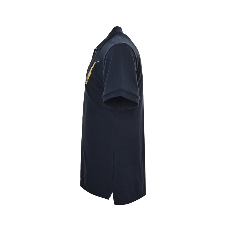 Polo Ralph Lauren Navy Gold Pony Embroidered Polo Shirt view