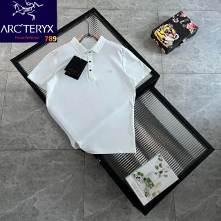 Arc'teryx Chest Logo Collared Polo Shirt - Black view 3
