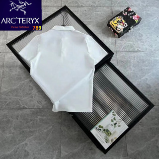 Arc'teryx Chest Logo Collared Polo Shirt - Black view 4