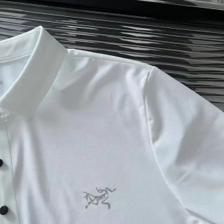 Arc'teryx Chest Logo Collared Polo Shirt - Black view 6