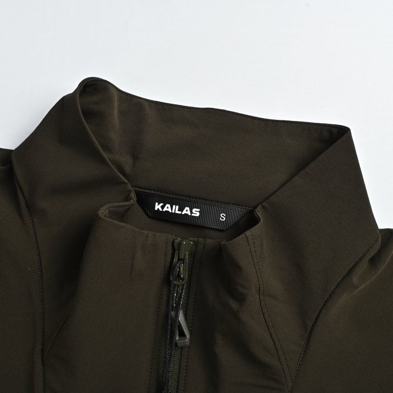 Kahlao Olive Windbreaker Jacket view