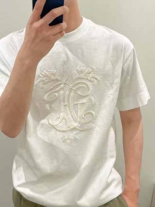 Chrome Hearts White Embroidered Logo T-Shirt view 2