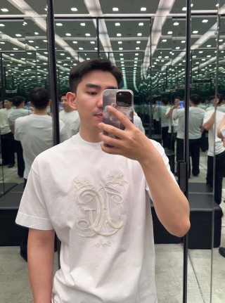 Chrome Hearts White Embroidered Logo T-Shirt view 3