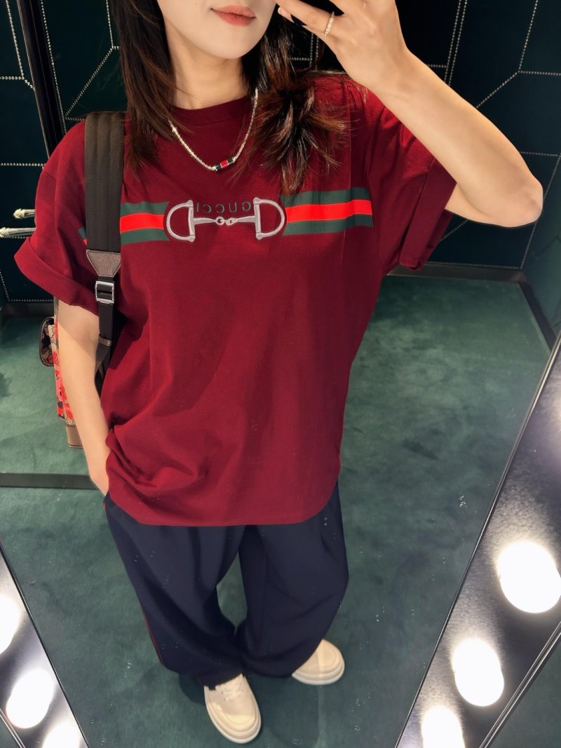 Gucci Horsebit Stripe Red T-Shirt