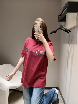 Gucci Horsebit Stripe Red T-Shirt view 5